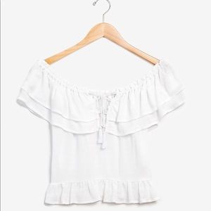 COPY - NWT ✨ Express Off The Shoulder Lace-Up Top